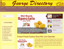 Tablet Screenshot of george.vacations-in-south-africa.com
