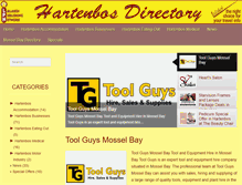 Tablet Screenshot of hartenbos.vacations-in-south-africa.com